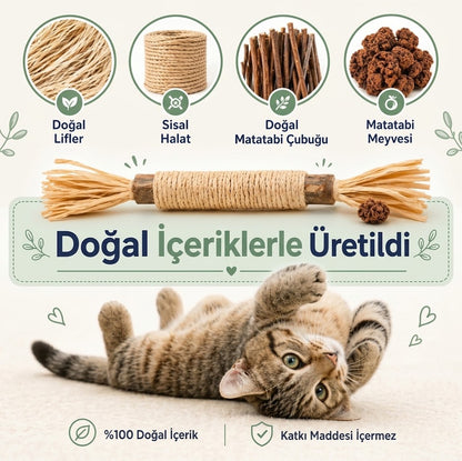 Pativia™ - Doğal Matatabi Diş Bakım Çubukları, %100 Doğal, Plak Önleyici, Stres Azaltıcı